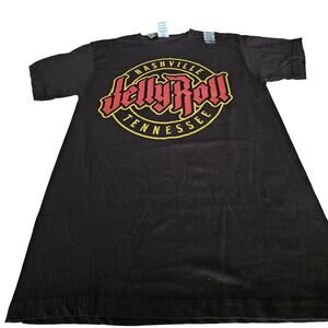 NWT Unisex tee styled Premium Ring Spun JellyRoll Logo Nashville, TN T-Shirt M